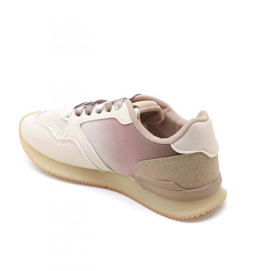 Бежови дамски кецове с мрежа- Amanda Beige 11650