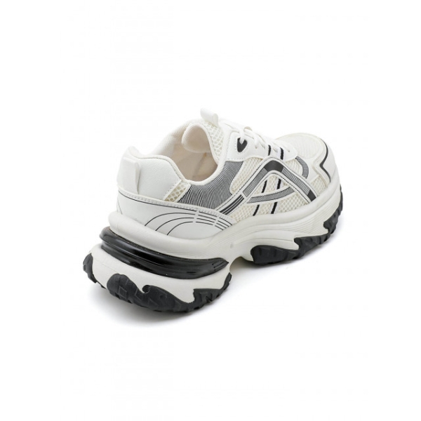 Бели дамски маратонки- Zelda Silver 11657