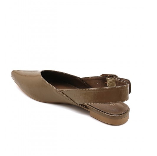 Зелени обувки Slingback с отворена пета- Gracey Green 11666