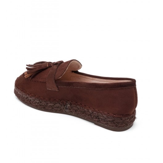 Еспадрили цвят шоколад- Renie Brown 11689