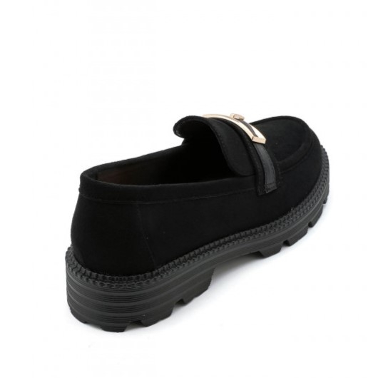 Черни велурени мокасини- Rita Belack 11736