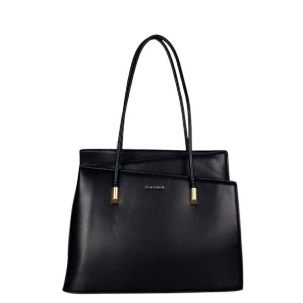 Черни дамски мокасини- Sisi Black 11077