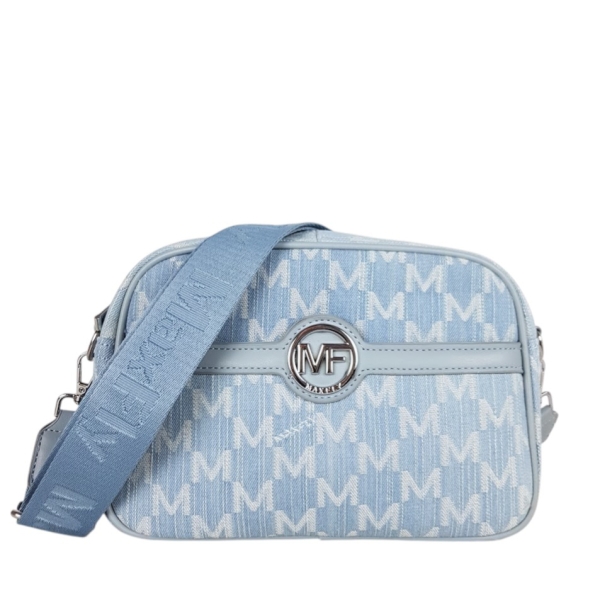 Дънкова чанта с дълга дръжка - Dara Blue 11775