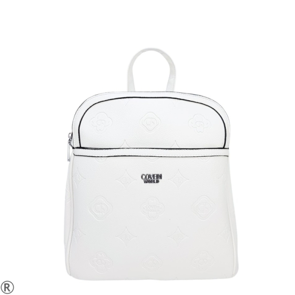 Равни обувки от естествена кожа- Naq White 11815