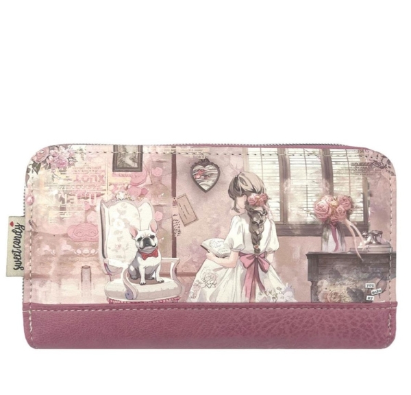 Голямо дамско портмоне- Sweet & Candy Pink 11845