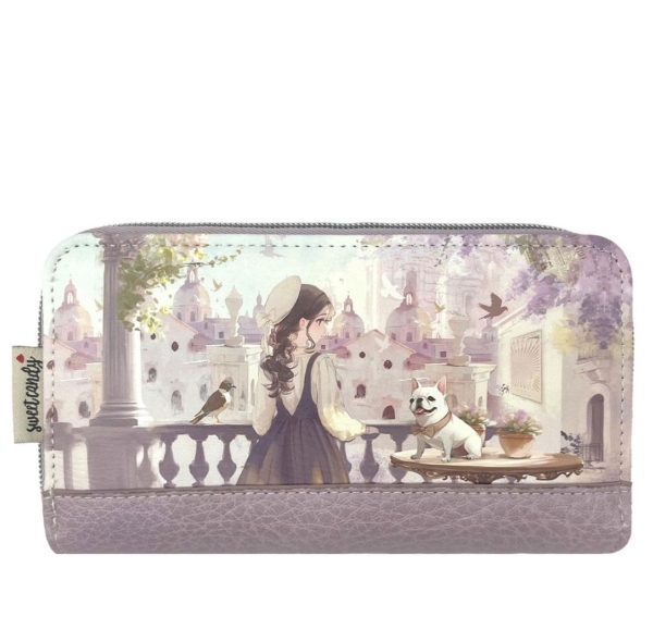 Голямо дамско портмоне- Sweet & Candy Purple 11847