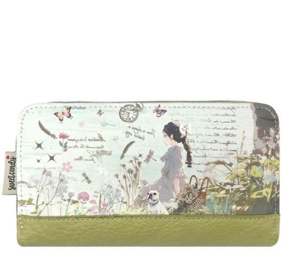 Голямо дамско портмоне- Sweet & Candy Green 11848