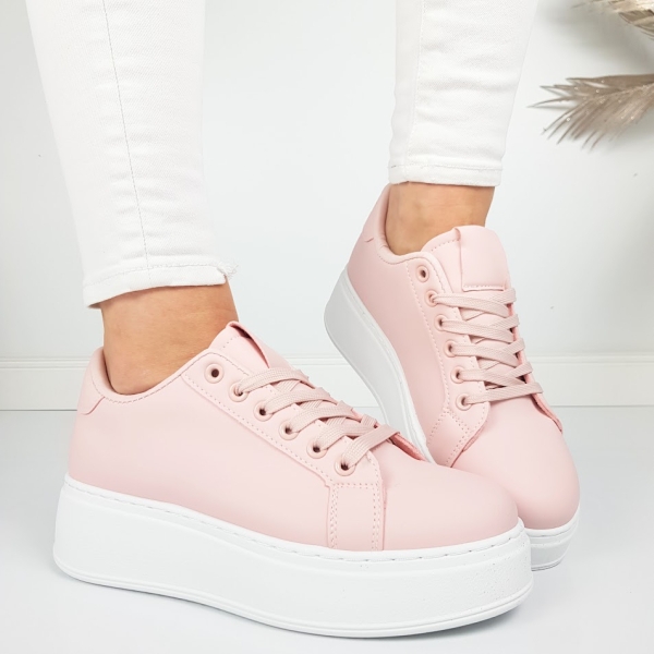 Розови дамски кецове- Frea Pink 11861
