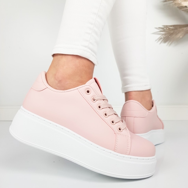Розови дамски кецове- Frea Pink 11861