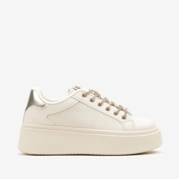 Равни бежови кецове- Melisa Beige 11872