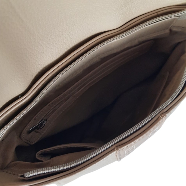 2 в 1 чанта-раница с капак- Stella Beige 11898