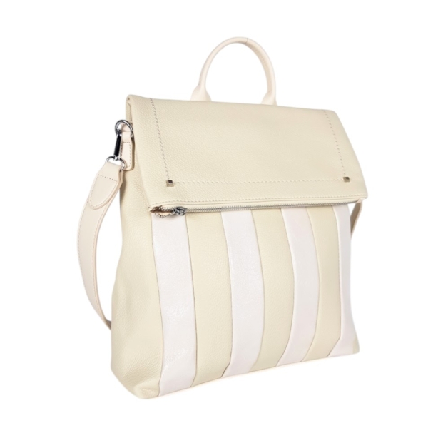 2 в 1 чанта-раница с капак- Amanda Beige 11899