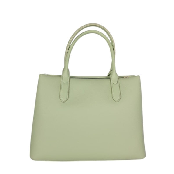 Чанта с три отделения в зелен цвят- Frea Beige 11903