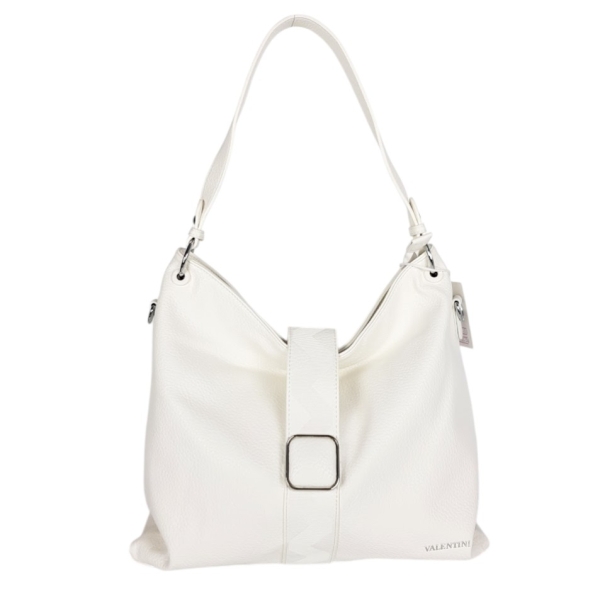 Бяла чанта тип торба- Mika White 11905