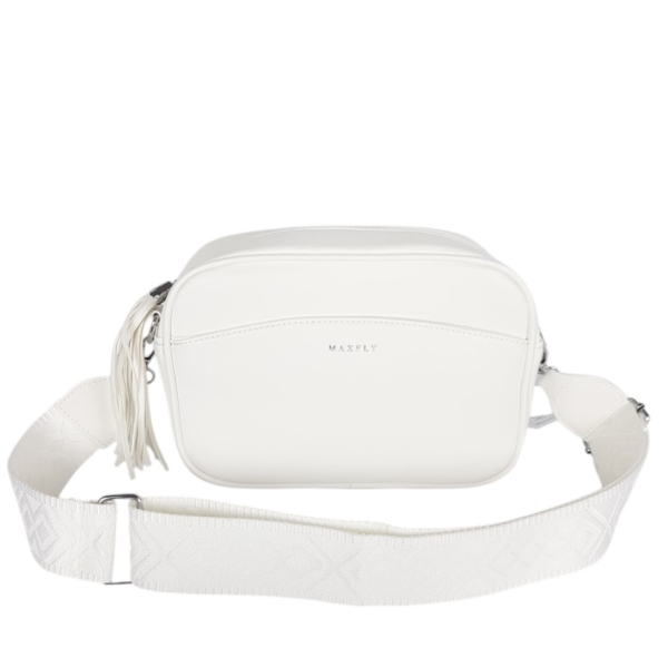 Бяла чанта за през рамо- Maxfay 11909