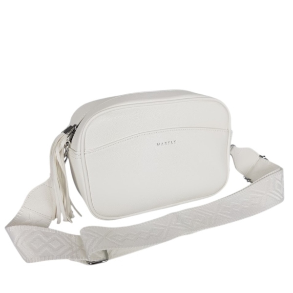 Бяла чанта за през рамо- Maxfay 11909