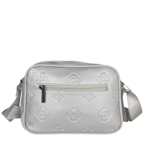 Сребриста чанта за през рамо- Coveri World 11911