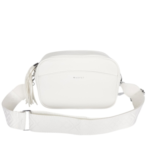 Равни мокасини от естествена кожа- Vera White 11819