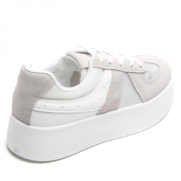 Бели кецове с мрежа- Klara White 11918