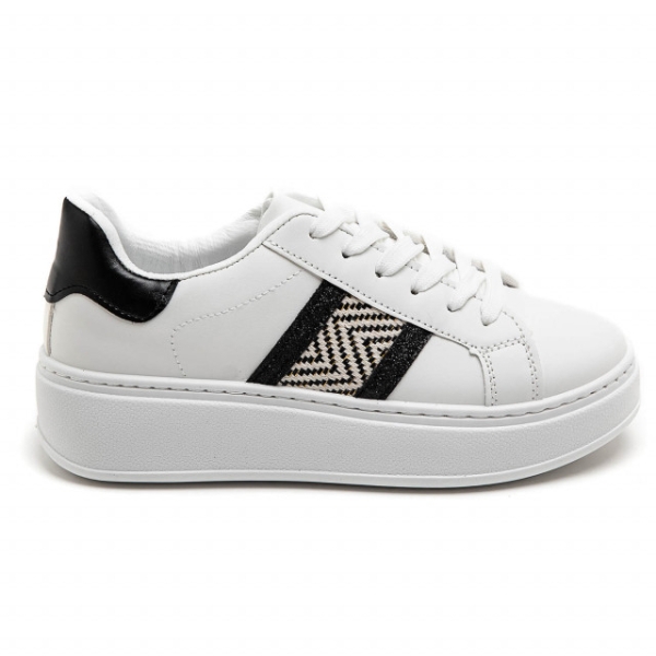 Бели равни кецове- Sindi White 11919