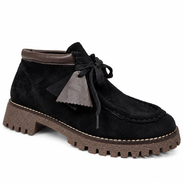 Черни велурени кларкове- Klara Black 12372