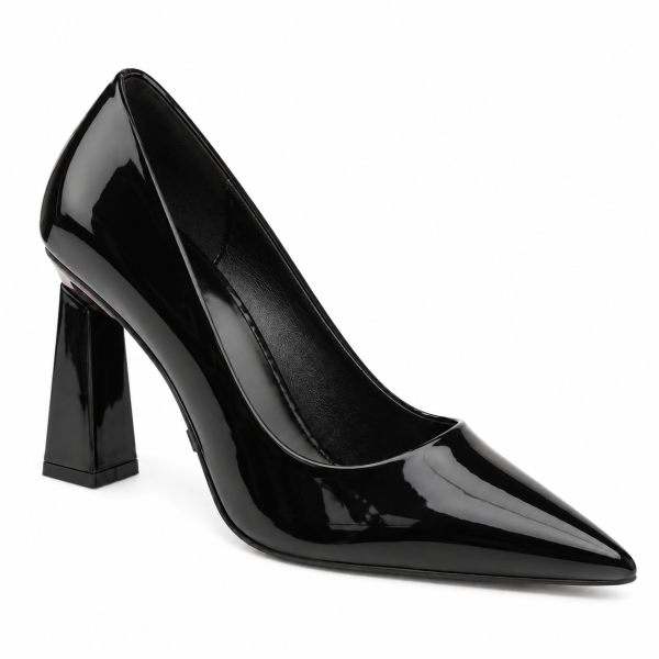 Елегантни обувки в черен лак- Klear Multi Black 11737