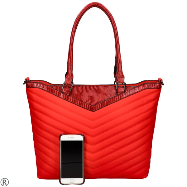 Дамска чанта в червен цвят- Zara Red