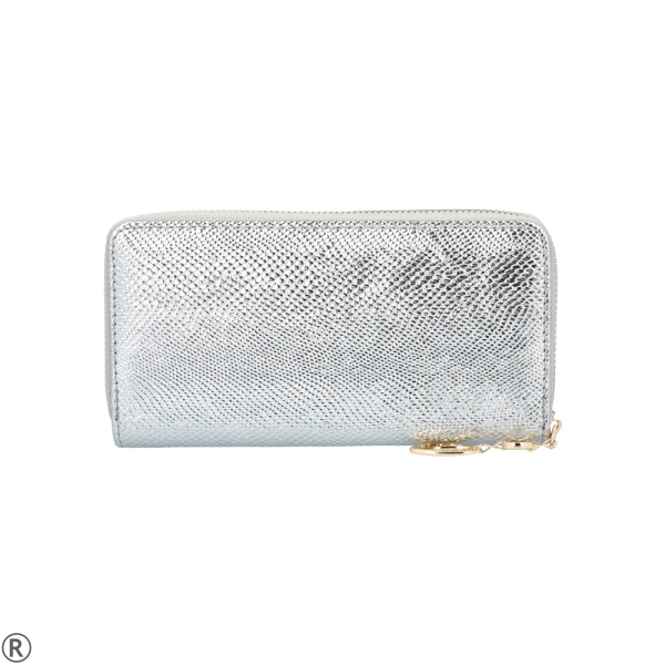 Дамско портмоне в сребърен цвят- Ani Siver