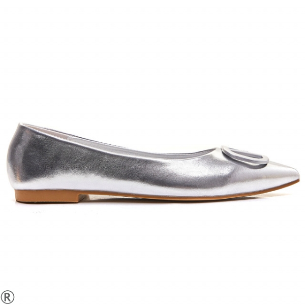 Дамски ежедневни обувки в сребърен цвят- Alisa Silver