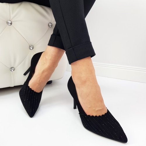 Дамски елегантни обувки в черен цвят- Penni