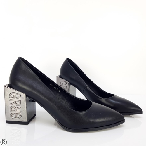 Дамски елегантни обувки в черен цвят- Lemanna Black