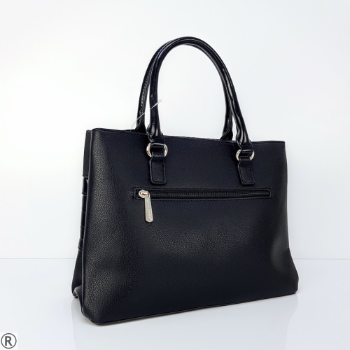 Ежедневна чанта в черен цвят с две прегради- Nikita Black