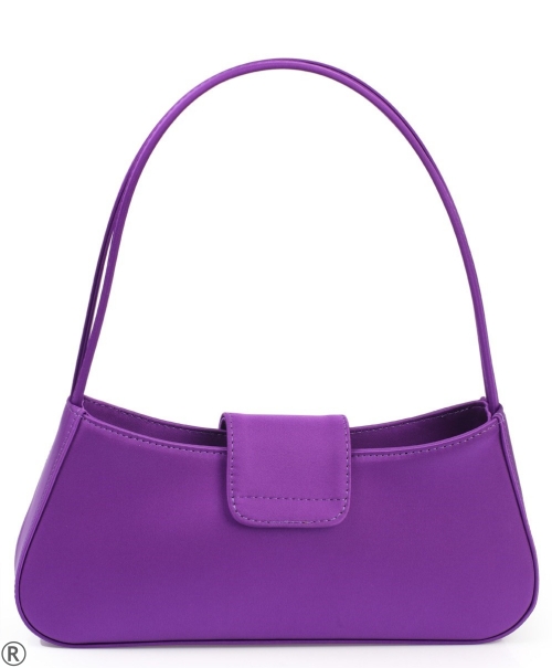 Елегантна чанта за рамо в лилав цвят- Fanny