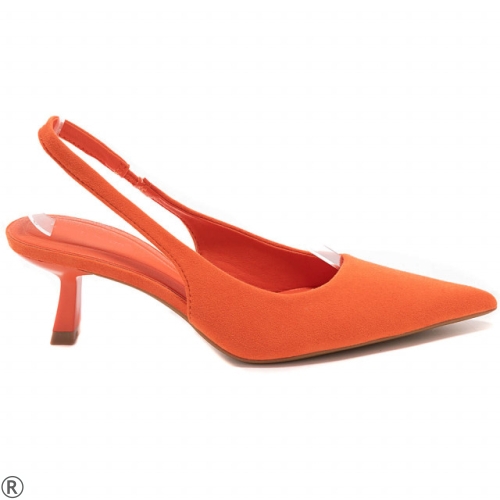 Обувки в оранжев цвят- Melanie