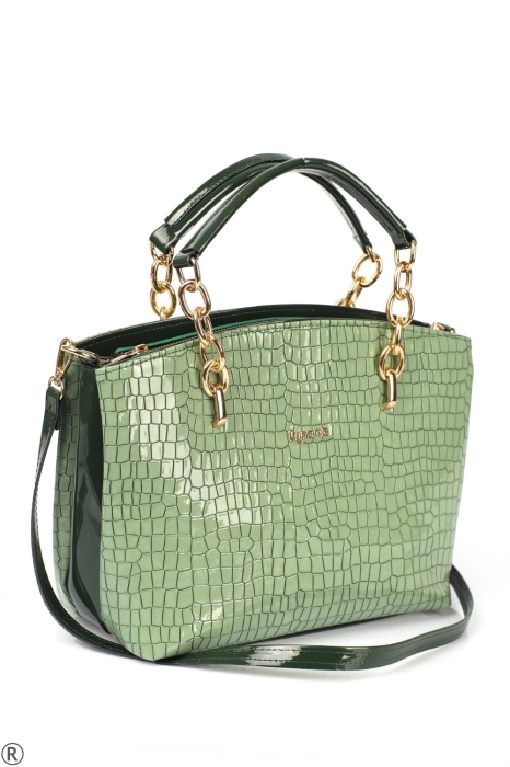 Ежедневна чанта в зелен цвят- Sabrina Green