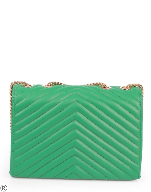 Малка дамска чанта в зелен цвят- Isidora Green