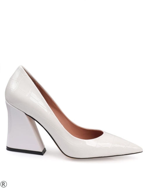 Дамски елегантни обувки в бял цвят- Darlyn White