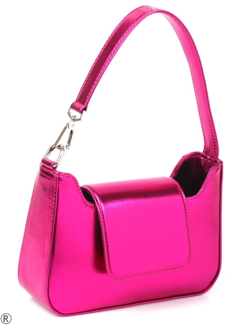 Малка дамска чанта в цикламен цвят- Rosely Pink