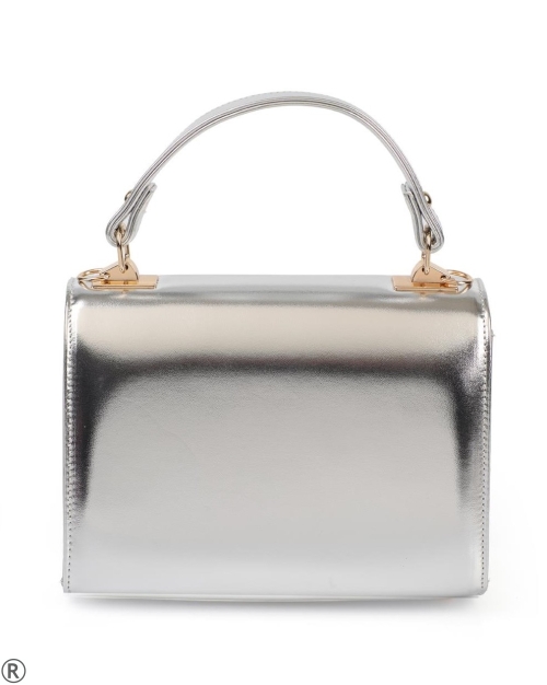 Дамска мини чанта в сребрист цвят- Susan Siver