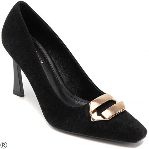 Дамски елегантни обувки в черен цвят- Adina Black