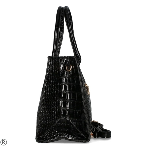 Дамска чанта The Grace Bags- Multi Black Kroco