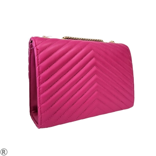 Малка дамска чанта в цикламен цвят- Isidora Pink