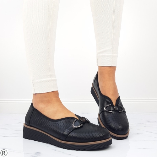 Дамски ежедневни обувки в черен цвят- Mira Black