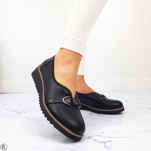 Дамски ежедневни обувки в черен цвят- Mira Black