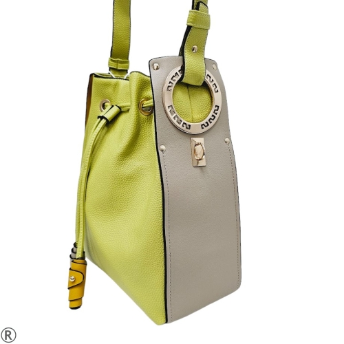 Стилна чанта тип торба в зелен цвят- Aneta Green