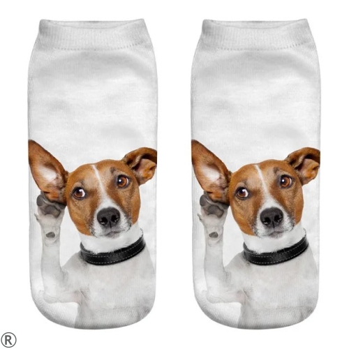 Сет от дамски чорапи с  кученце Чихуахуа и  Джак Ръсел