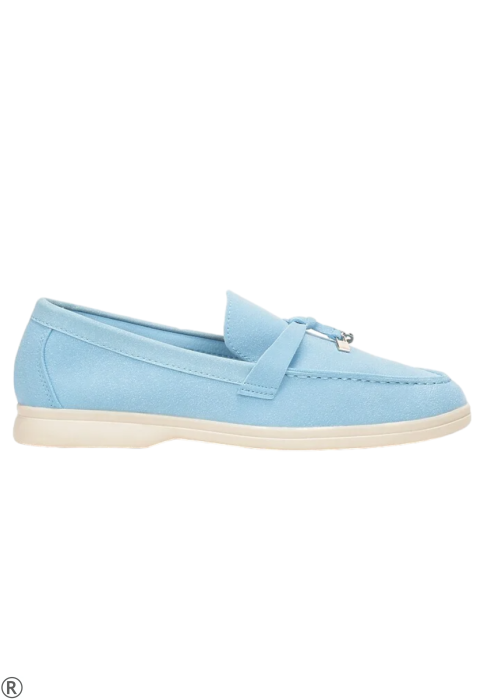 Сини равни обувки- Galina Blue