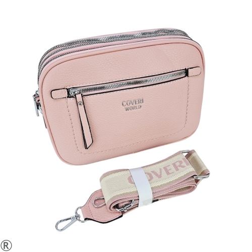 Ежедневна чанта за рамо в розов цвят- Klara Pink