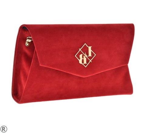 Елегантна чанта плик в червен цвят- Vera Red