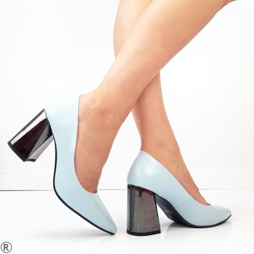 Елегантни обувки в светло син цвят- Eliza Bulgaria